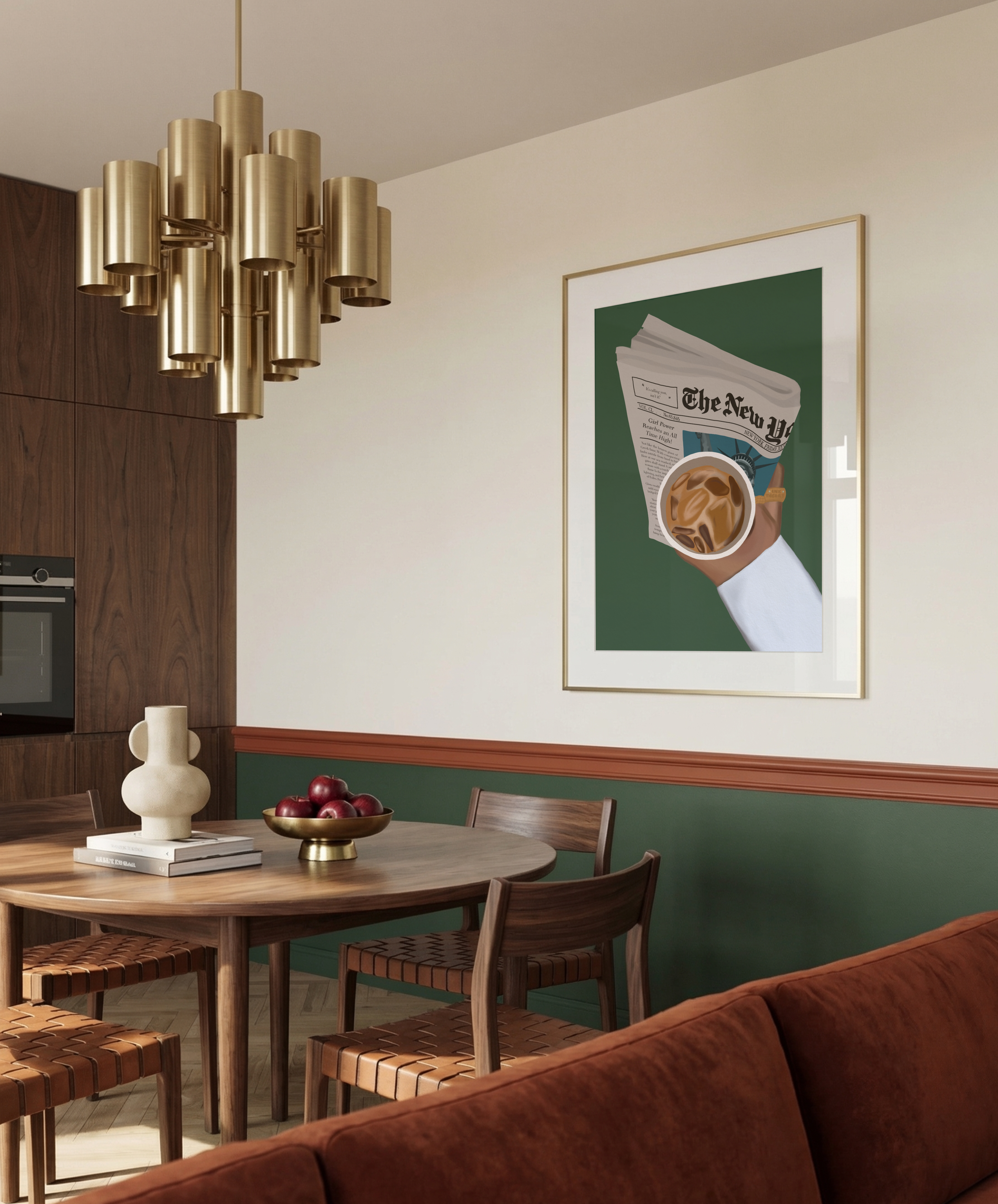 New York Times art print lifestyle photo