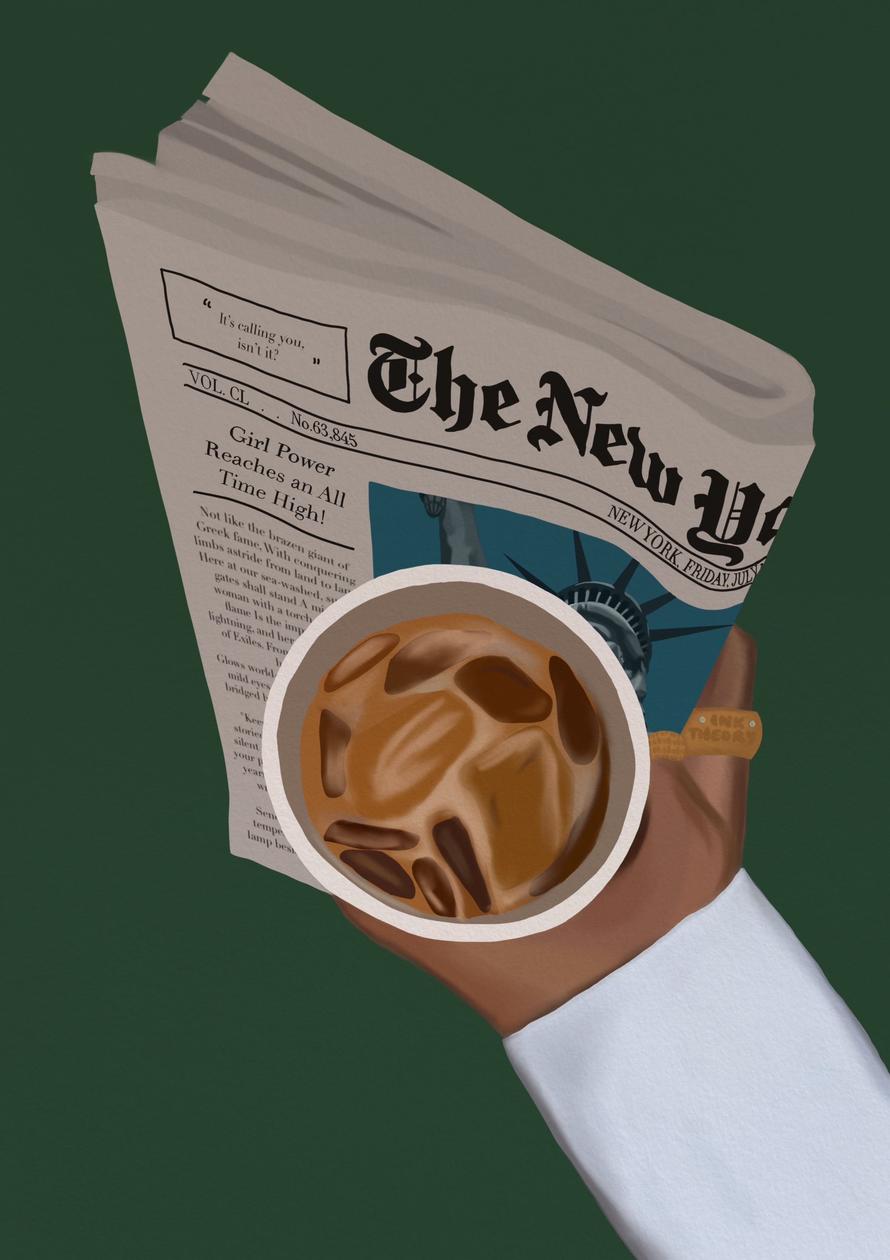New York Times art print